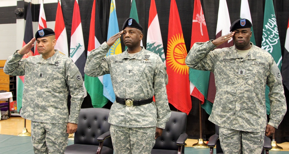 1st Theater Sustainment Command welcomes new command sergeant major