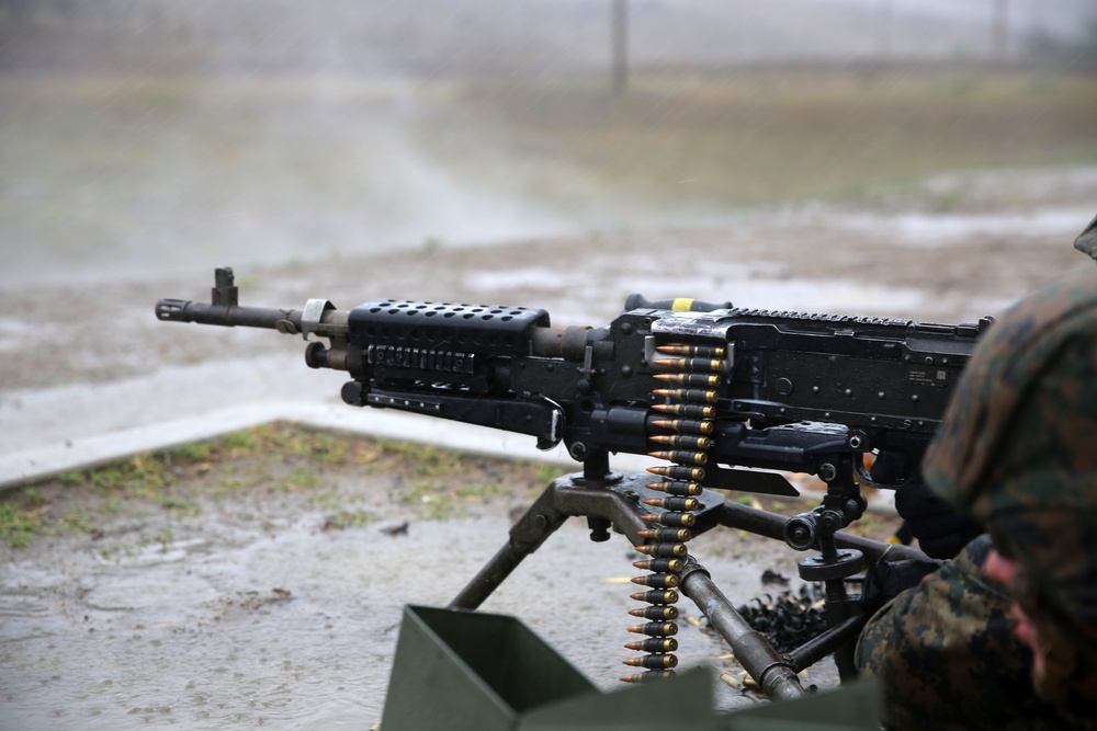 11th MEU Marines lay down lead with crew-served weapons