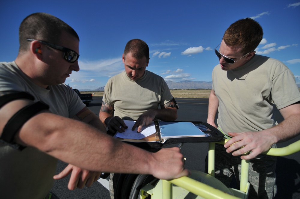 F-16 through-flight inspection