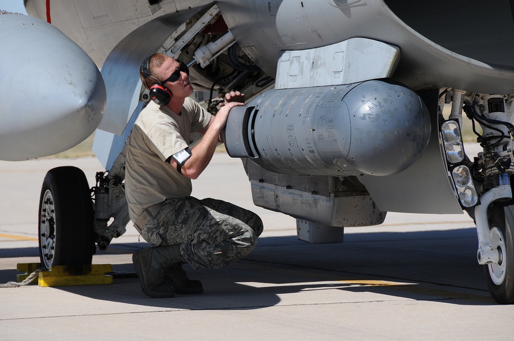177th flight line operations at Davis-Monthan Air Force Base