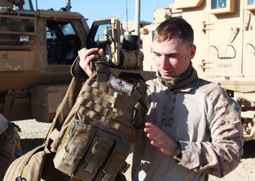1st Battalion, 9th Marine Regiment Marines patrol Helmand province