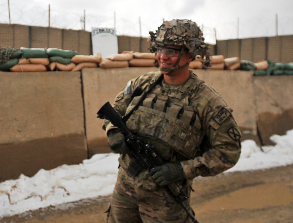 Spartan soldier serves in pursuit of his dream