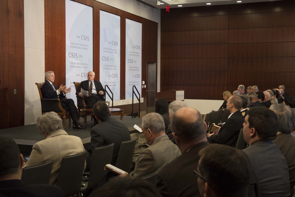 Mabus at Center for Strategic and International Studies