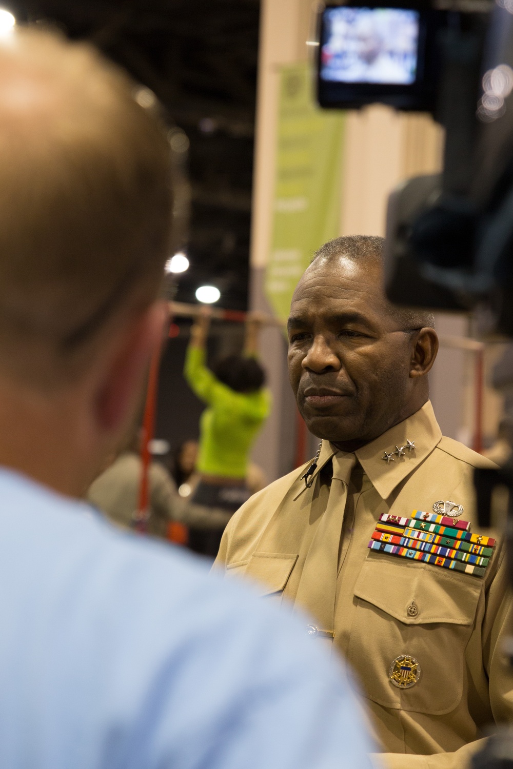 Marine leader encourages youth to excel