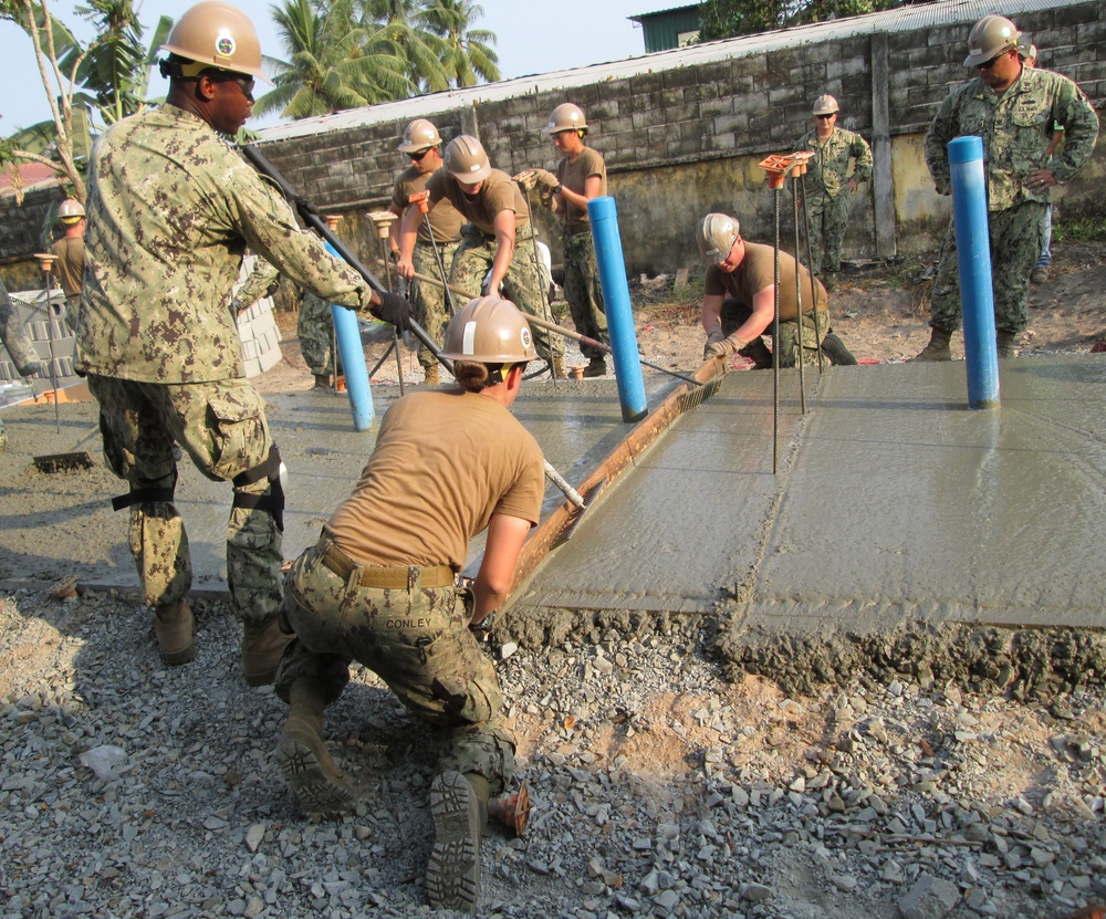 NMCB 1 continues humanitarian, construction operations in the Pacific