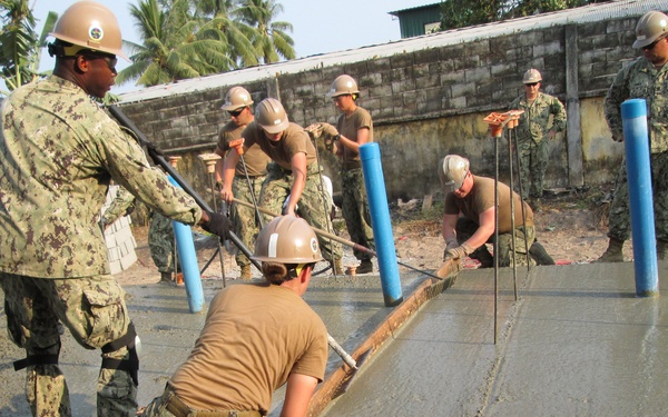 NMCB 1 continues humanitarian, construction operations in the Pacific
