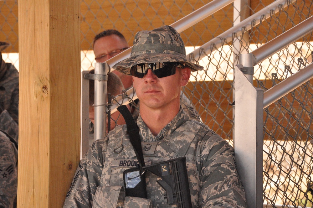 Security Forces airman trains for military and civilian