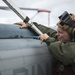 VMM-265 helicopter maintenance aboard USS Denver