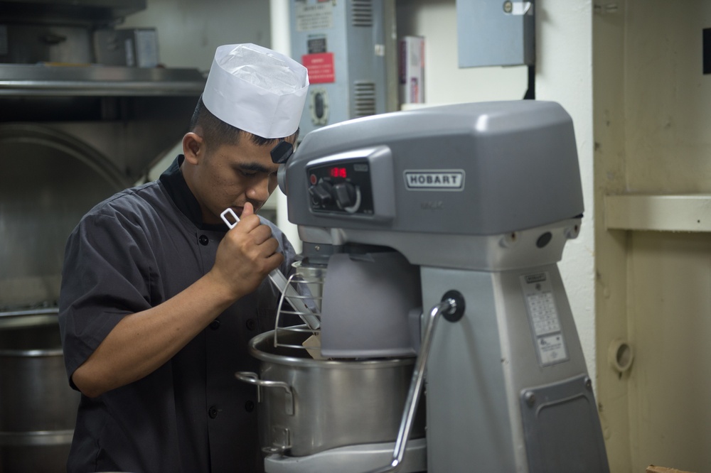 USS Denver galley activity