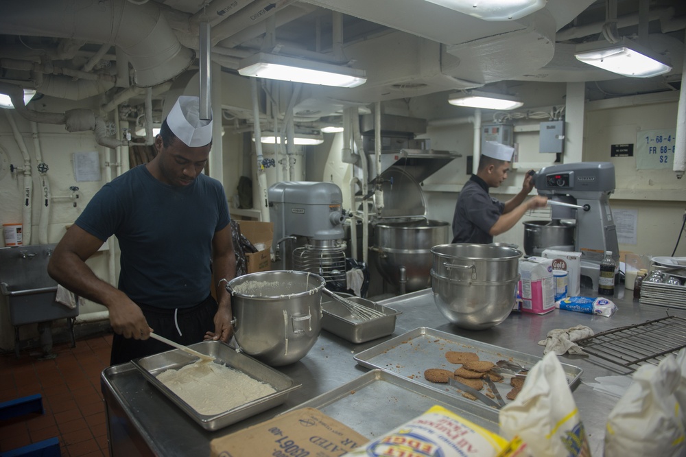 USS Denver galley activity