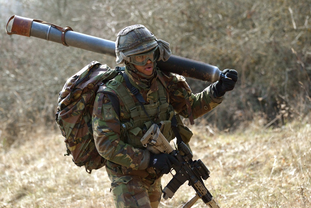 EU Battlegroup 'Rampant Lion' Exercise in Grafenwoehr, Germany