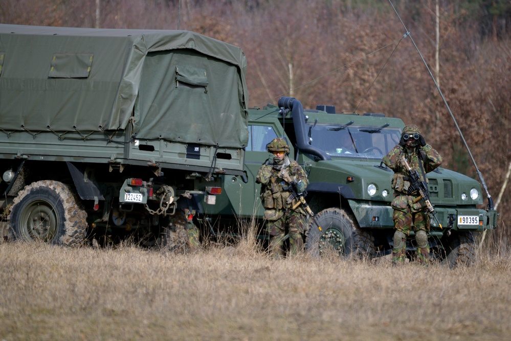 EU Battlegroup 'Rampant Lion' Exercise in Grafenwoehr, Germany