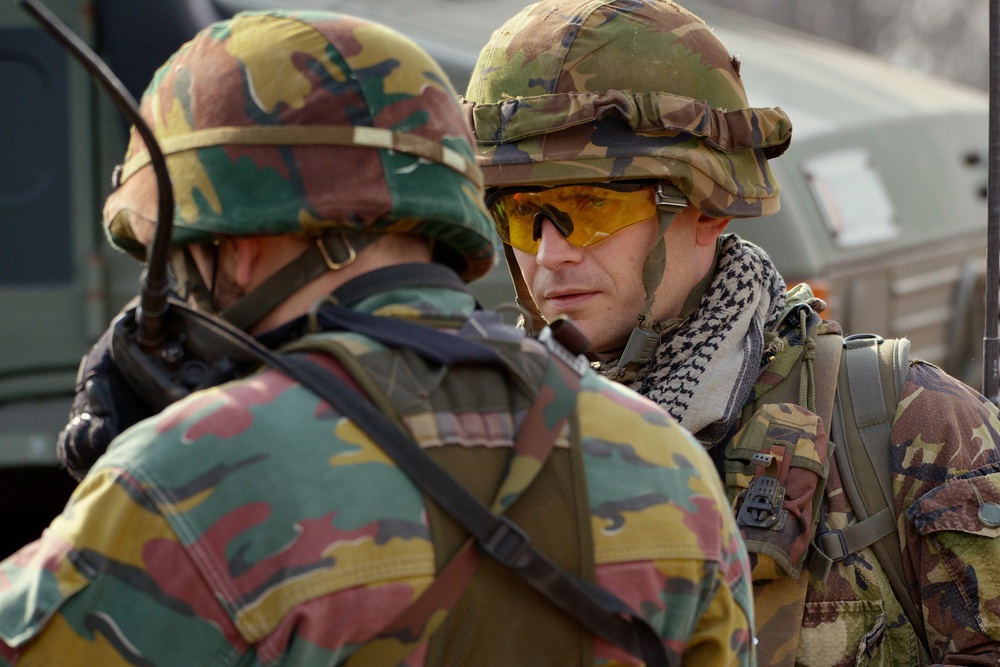 EU Battlegroup 'Rampant Lion' Exercise in Grafenwoehr, Germany