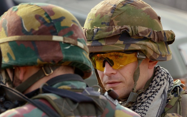 EU Battlegroup 'Rampant Lion' Exercise in Grafenwoehr, Germany