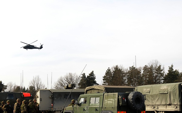 EU Battlegroup 'Rampant Lion' Exercise in Grafenwoehr, Germany