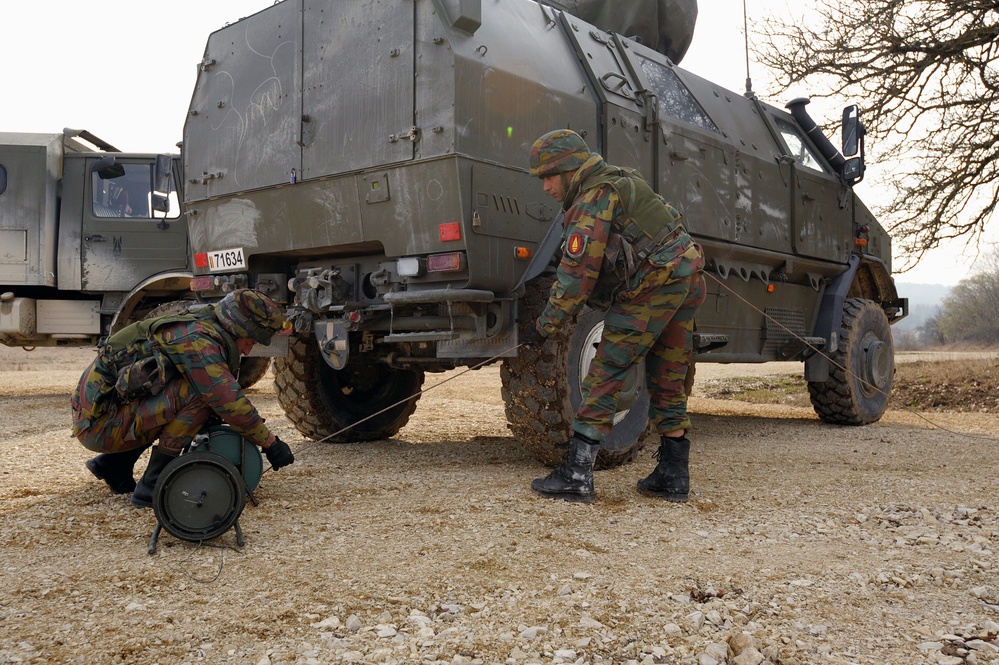 EU Battlegroup 'Rampant Lion' Exercise in Grafenwoehr, Germany
