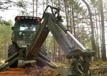 15th Engineer Battalion, 18th Engineer Brigade training exercise, Grafenwoehr, Germany
