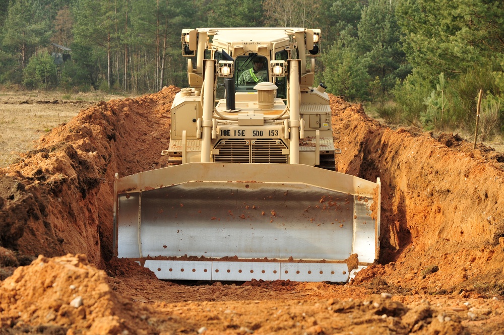 15th Engineer Battalion, 18th Engineer Brigade training exercise, Grafenwoehr, Germany