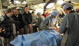 Congressional staff members visit Army Reserve exercise