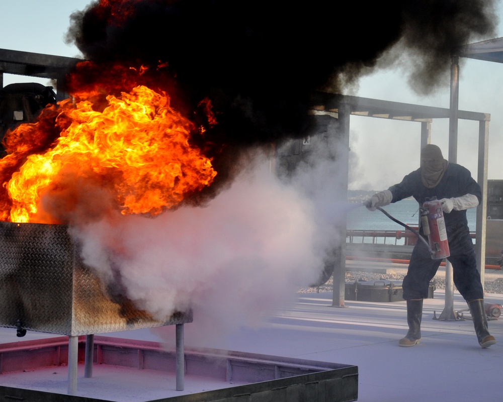 Firefighting training