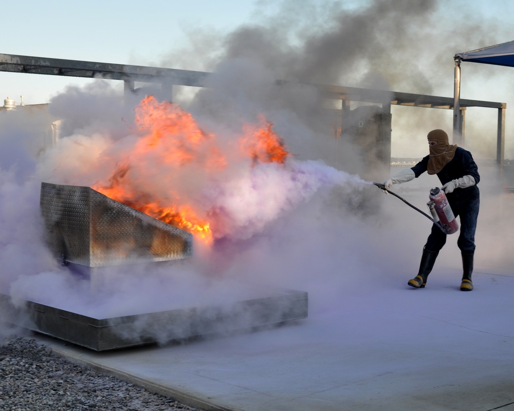 Firefighting training