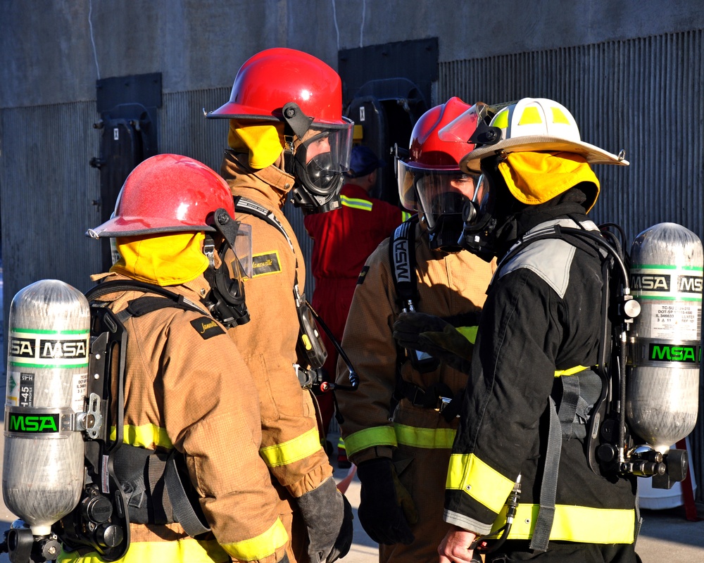 Firefighting training