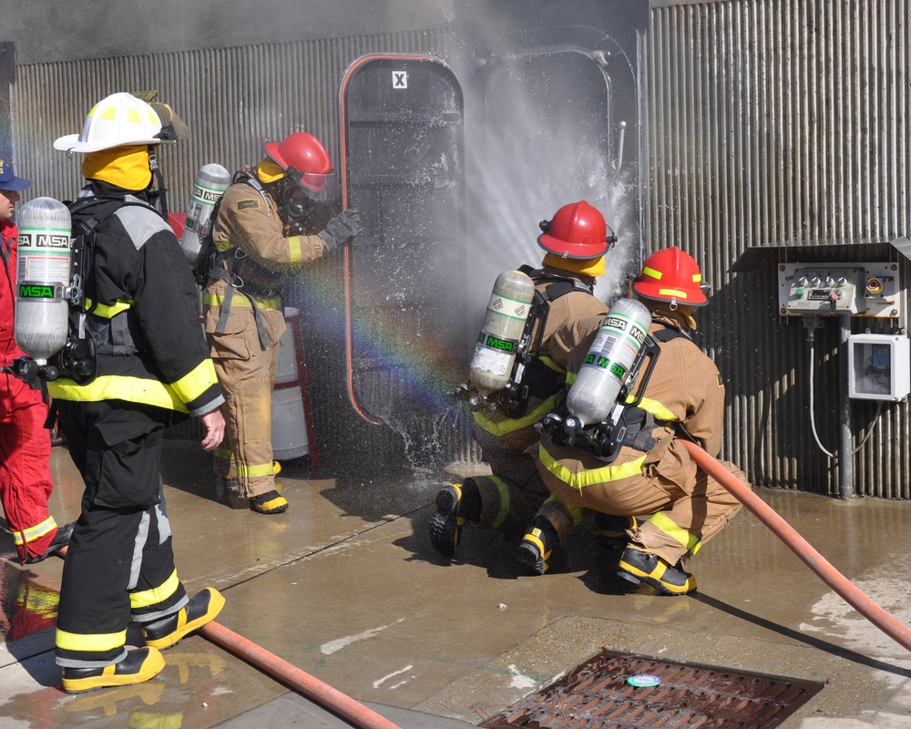 Firefighting training