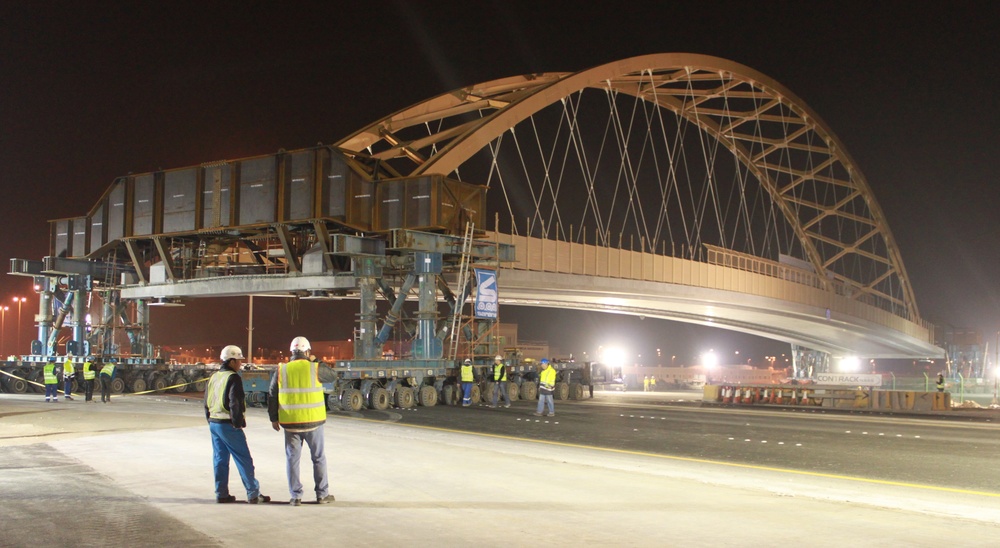 Bahrain bridge move huge engineering feat
