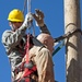 Qualification exercise for a pole rescue