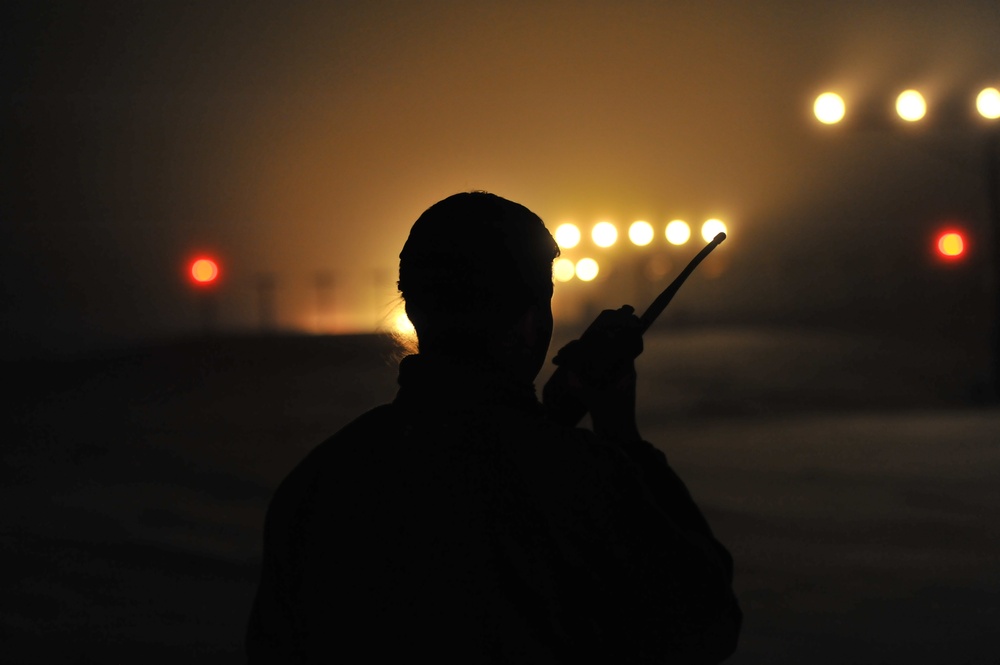 Managing the airfield after hours