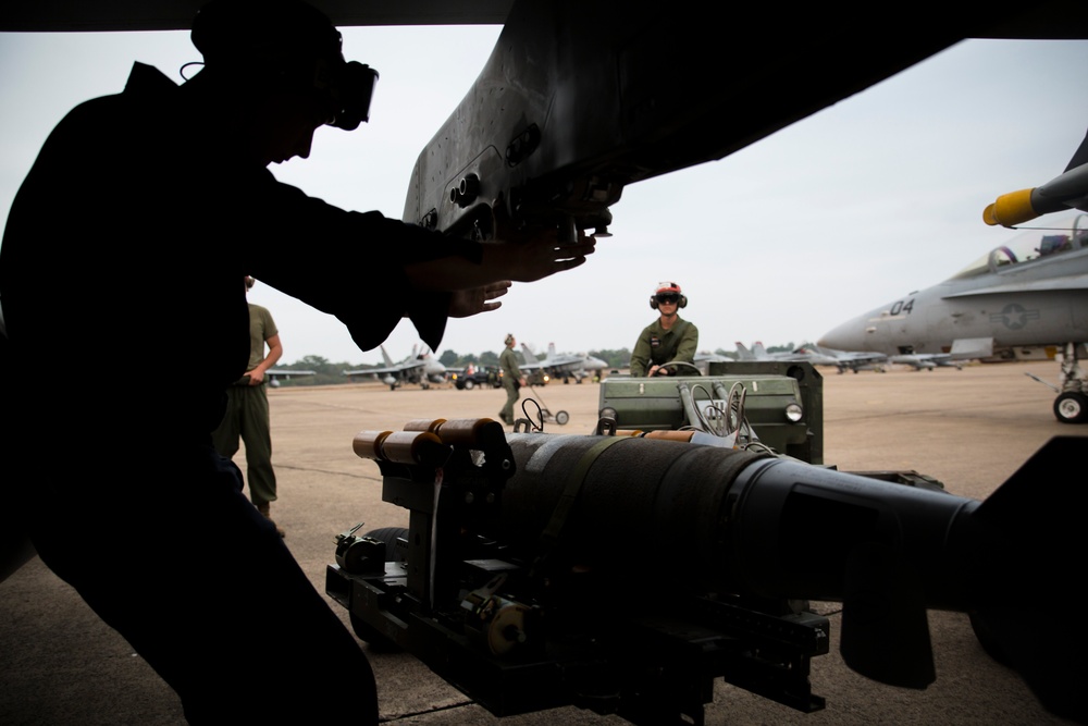 Boom! VMFA(AW)-242 ordnance helps bats drop bombs
