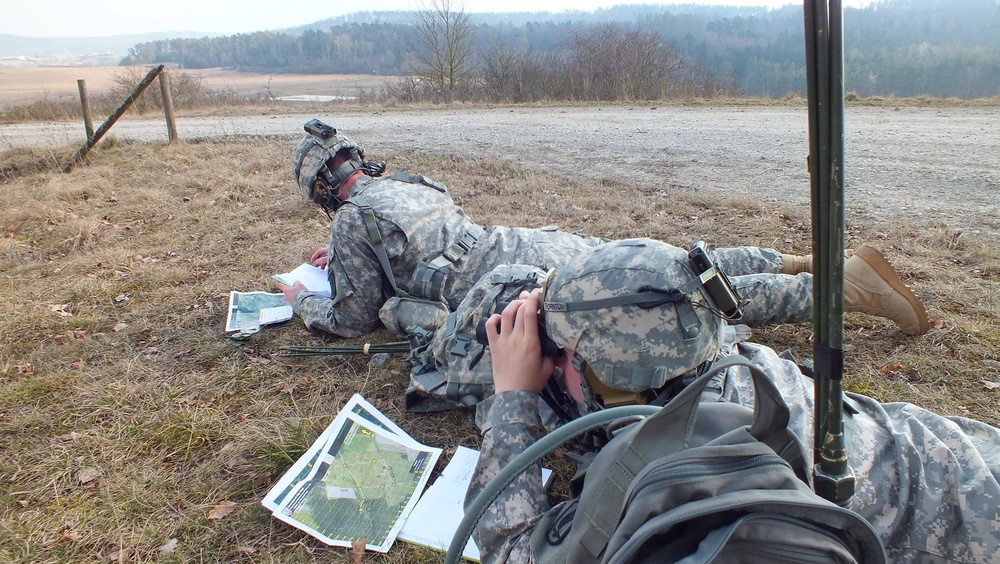 Italy-based forward observers hone their skills in Germany