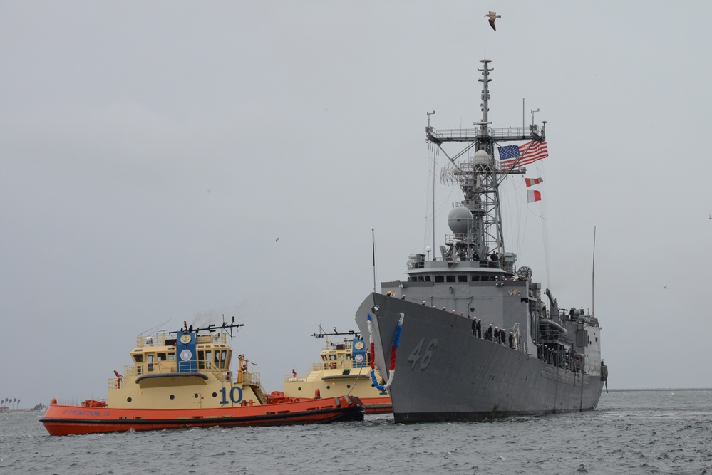 USS Rentz returns to homeport