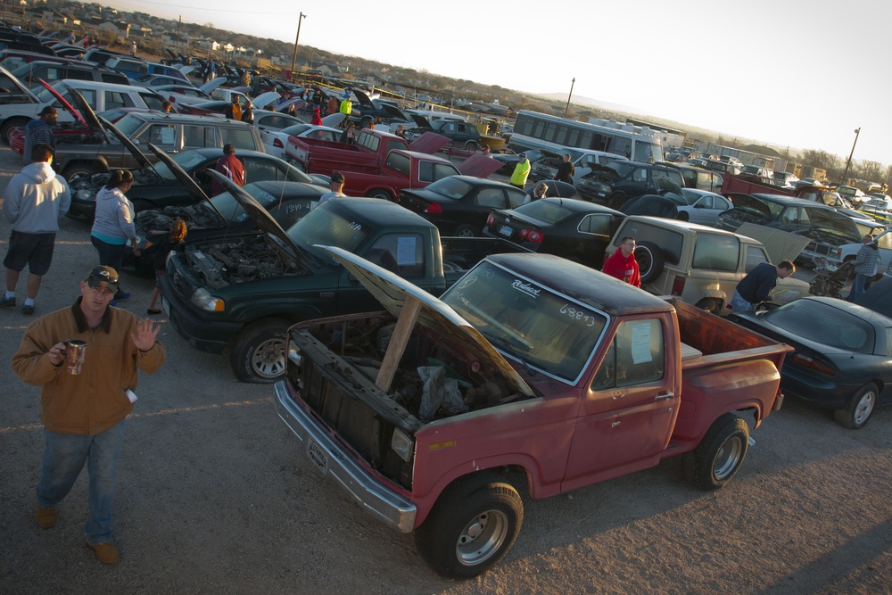 Fort Hood NAF auction of abandoned vehicles benefits MWR