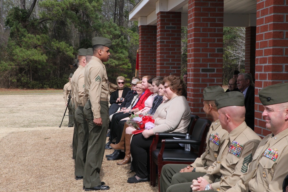 Sergeant Major Weber Retirement Ceremony