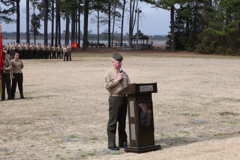 Sergeant Major Weber Retirement Ceremony