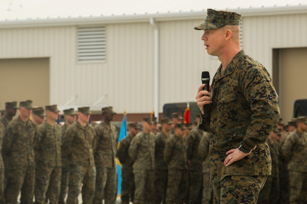 2nd Battalion, 8th Marines welcomes new Sgt. Maj.