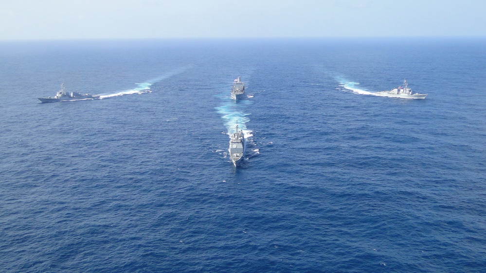 George H.W. Bush Carrier Strike Group photo exercise