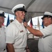 Chief Steelworker Louis Salazar commissioning ceremony