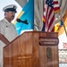 Commissioning ceremony of Chief Steelworker Louis Salazar
