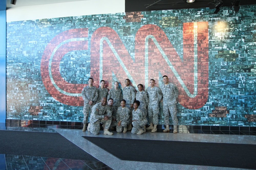 UPAR soldiers tour CNN to learn about national media