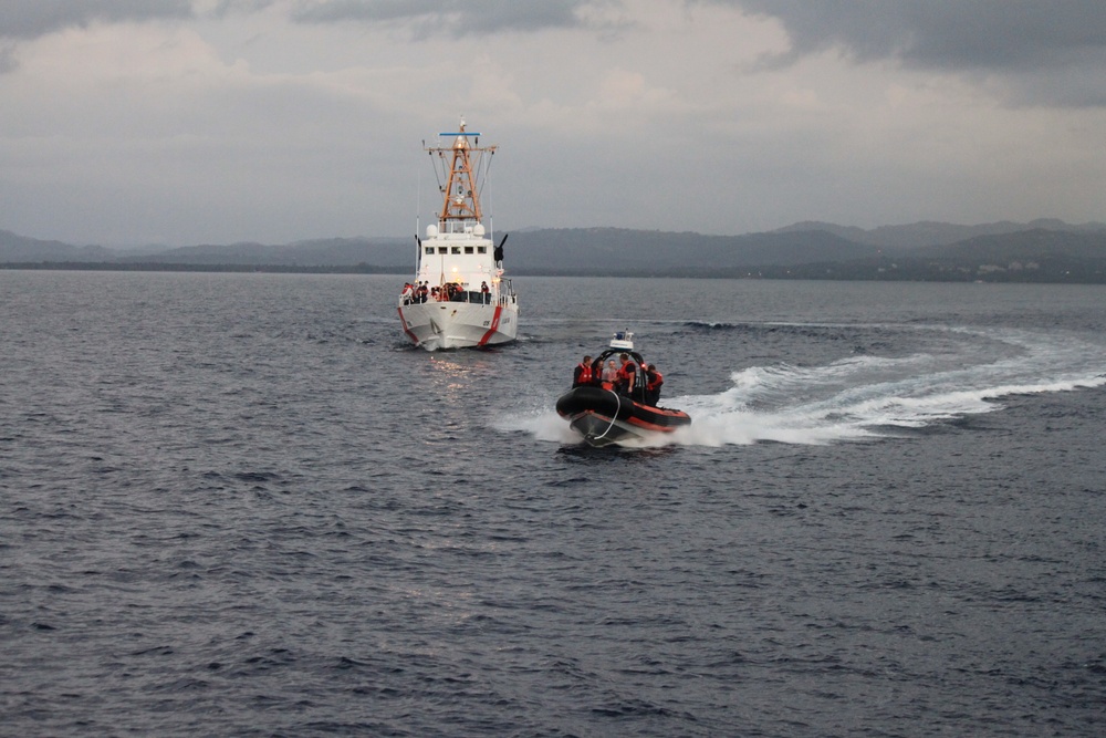 Coast Guard Cutter Escanaba small boat crew