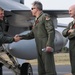 Col. Kerry M. Gentry, commander of the 177th Fighter Wing, arrives at Operation Snowbird