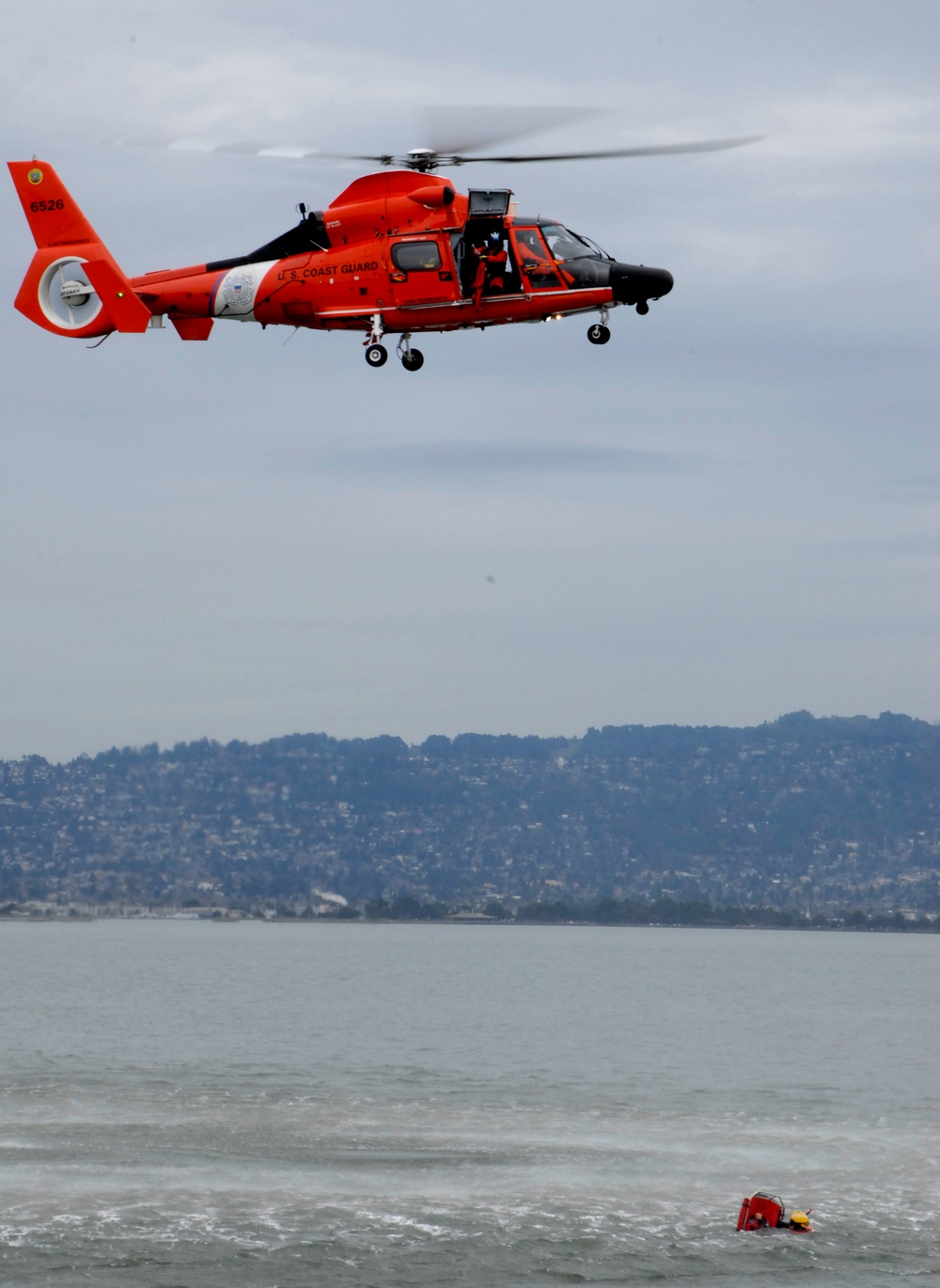 Coast Guard members prepare for possibility of helicopter crash