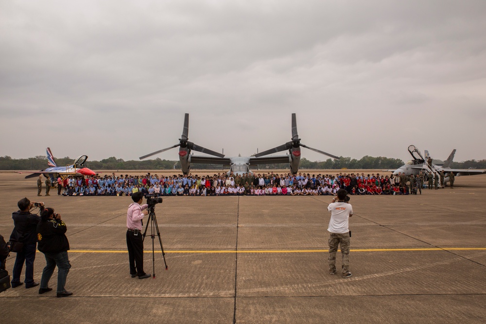 U.S., Thai aircraft together in static display during Exercise Cobra Gold 2014