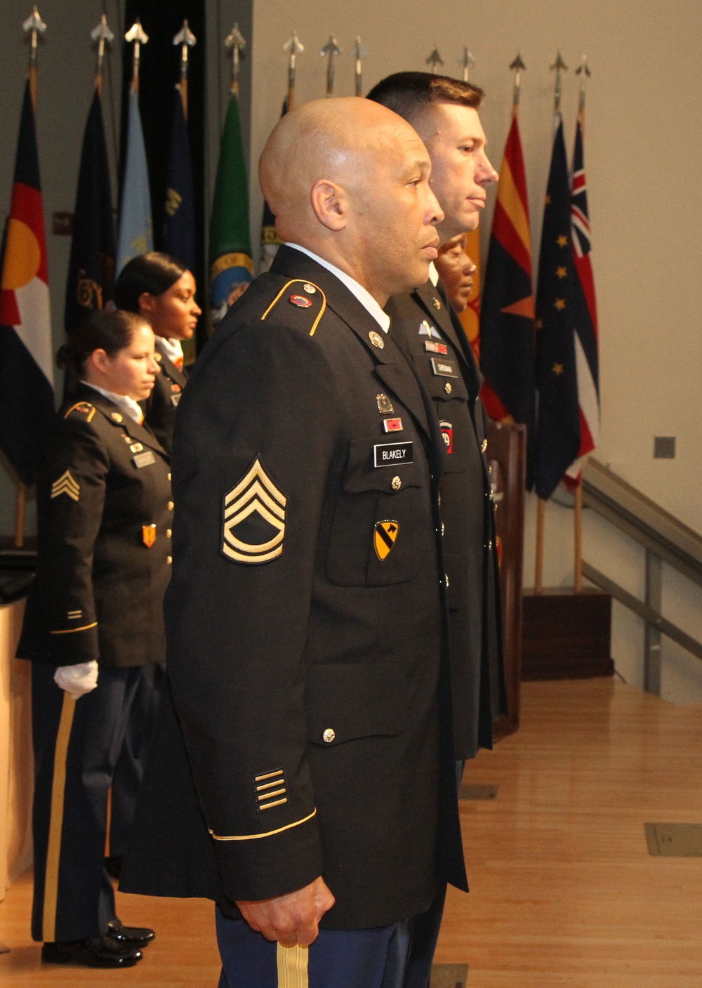 Four Area IV soldiers retire after 96 years of military service combined