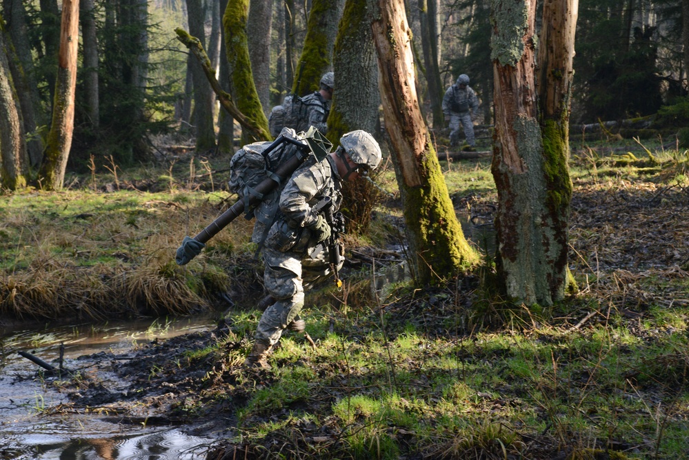 1-91 Cavalry Infantry dismounted platoon live fire excercise