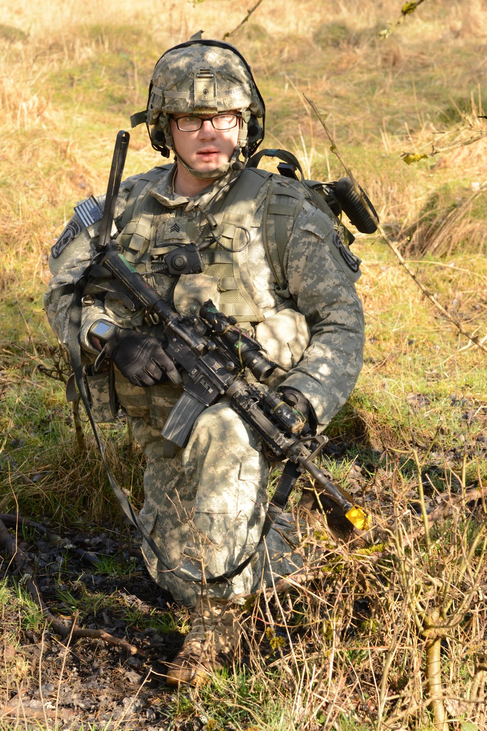 1-91 Cavalry dismounted patrol live fire exercise