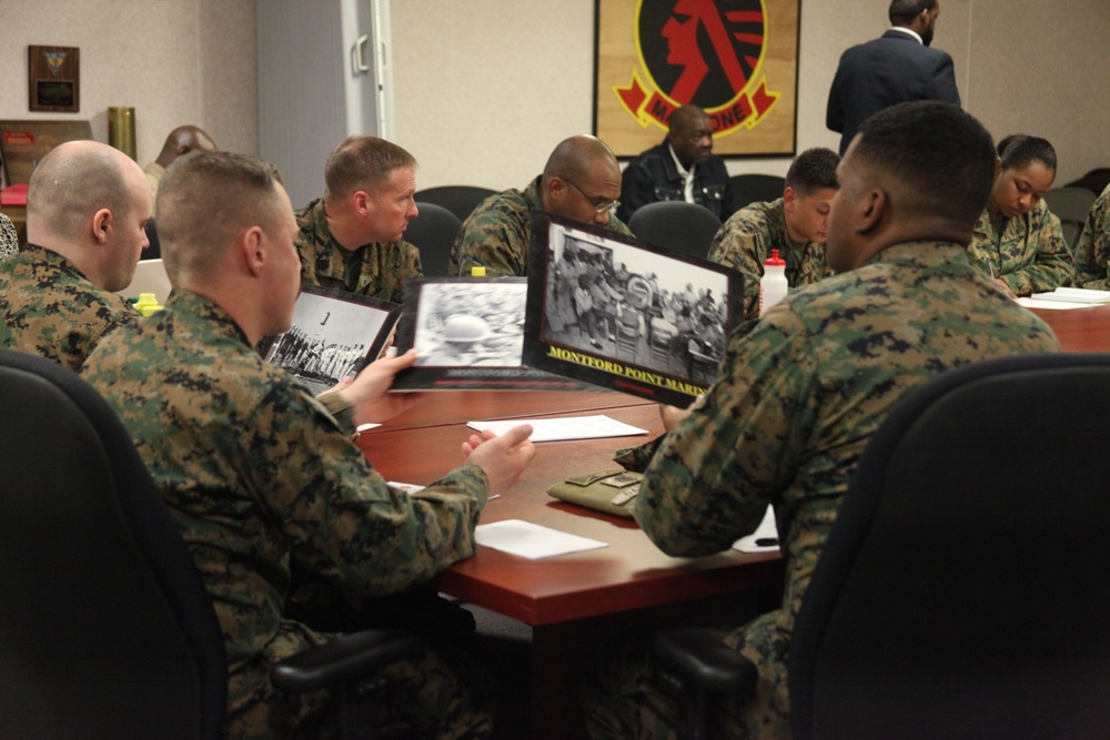 MASS-1 Marines reflect on Marine Corps’ history