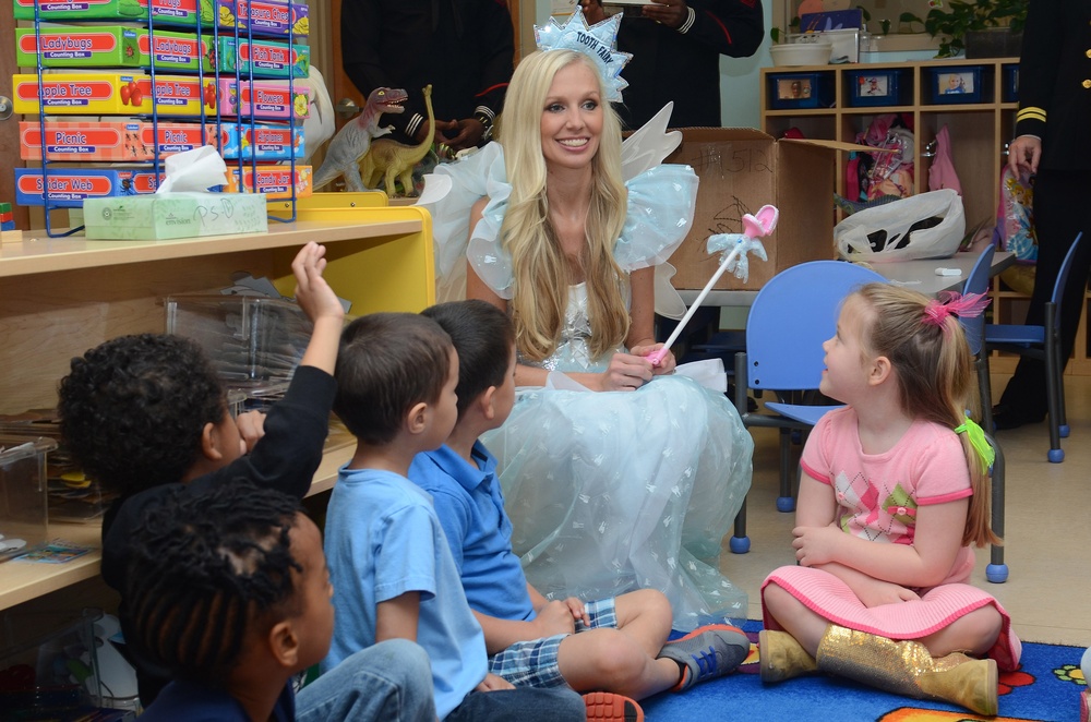 National Children's Dental Health Month event at NAS Jacksonville